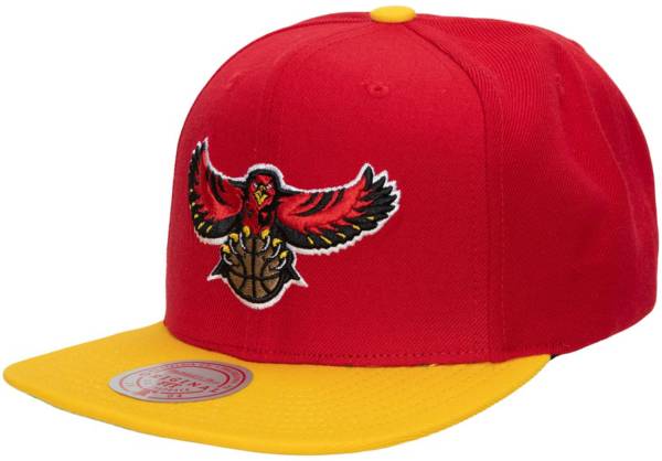 Mitchell & Ness Men's Atlanta Hawks Two Tone Hardwood Classic Snapback Hat product image