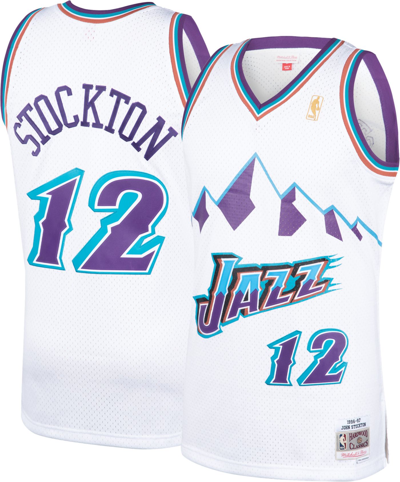 NBA Utah high quality Jazz Authentic John Stockton Men’s Jersey Size XL