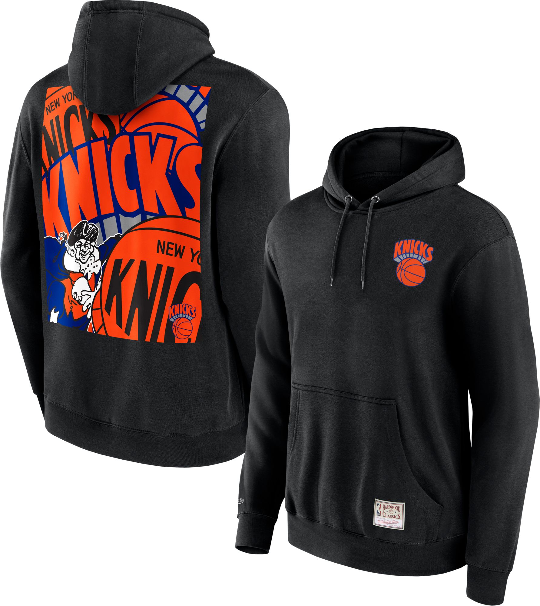 Mitchell & Ness Men's New York Knicks Black Cut Up Hoodie product image