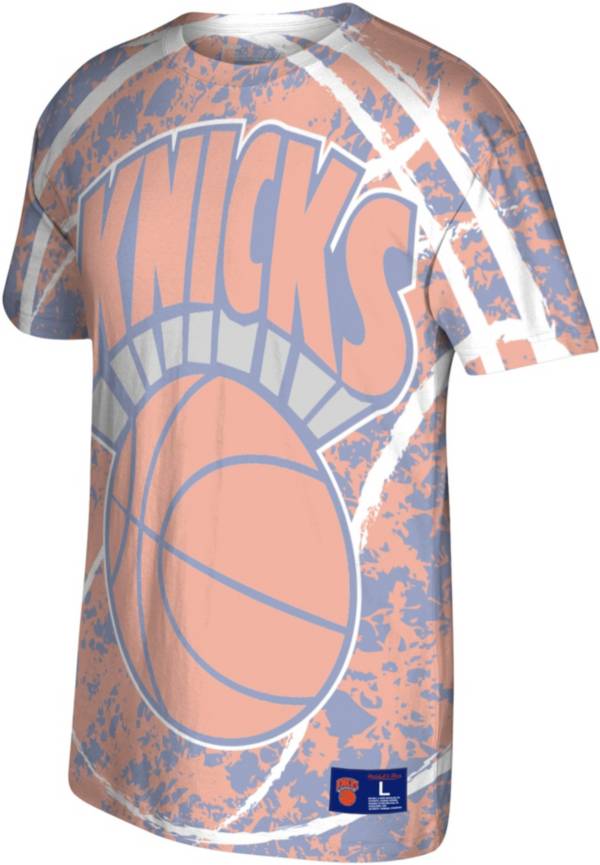 Mitchell & Ness Men's New York Knicks Royal Jumbotron T-Shirt product image