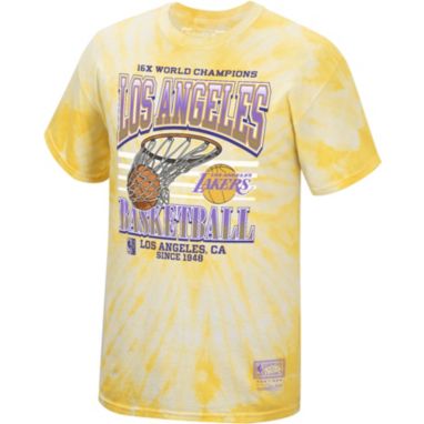 sorry, Mitchell & Ness Men's Los Angeles Lakers 16X Champs Gold T-Shirt is currently out of stock