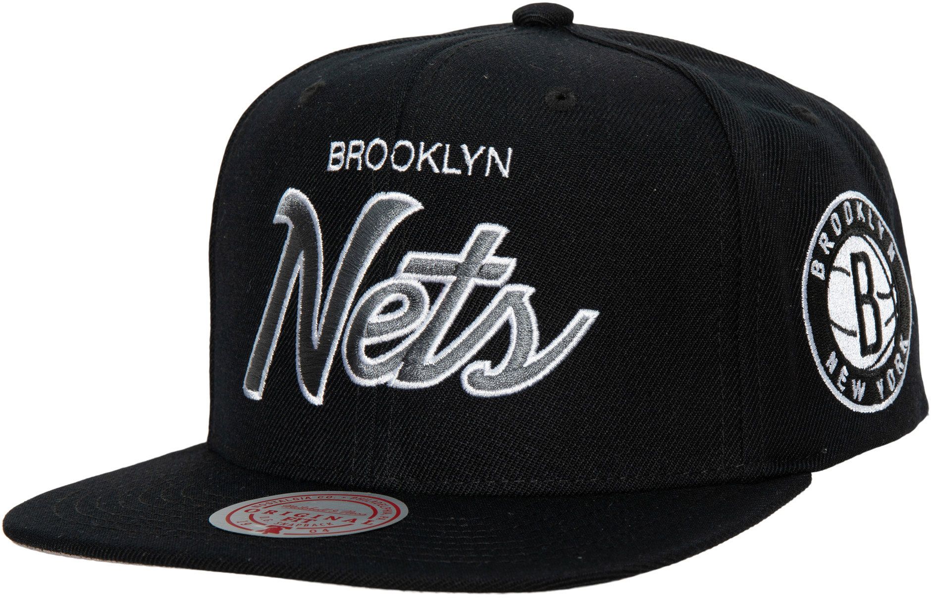 Mitchell & Ness Men's Brooklyn Nets Two Tone Hardwood Classic Snapback Hat product image