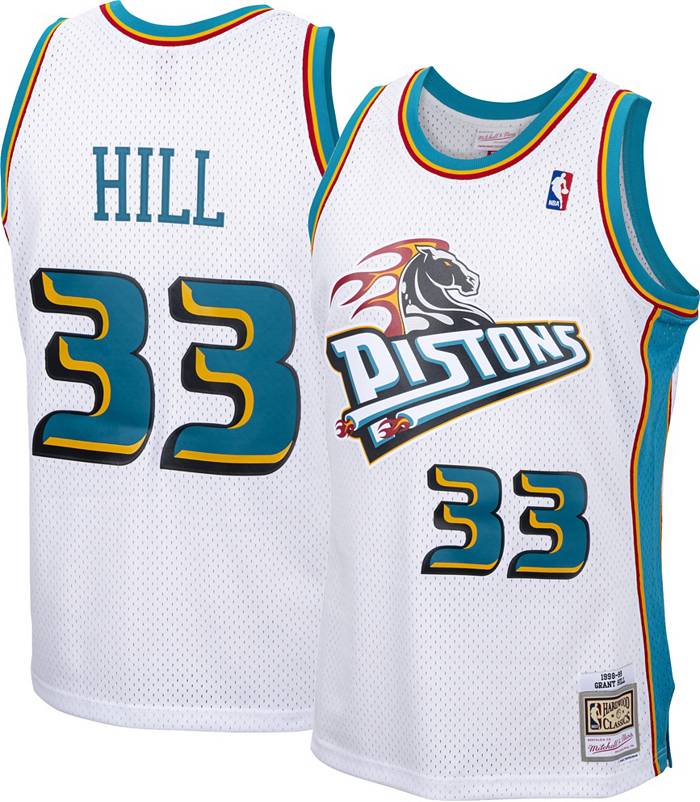 Mitchell & Ness Detroit Pistons Teal Grant Hill Swingman Jersey