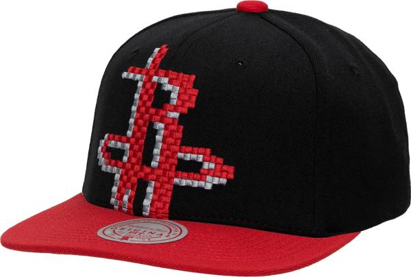 Mitchell & Ness Men's Houston Rockets 8 Bit XL Snapback Hat product image