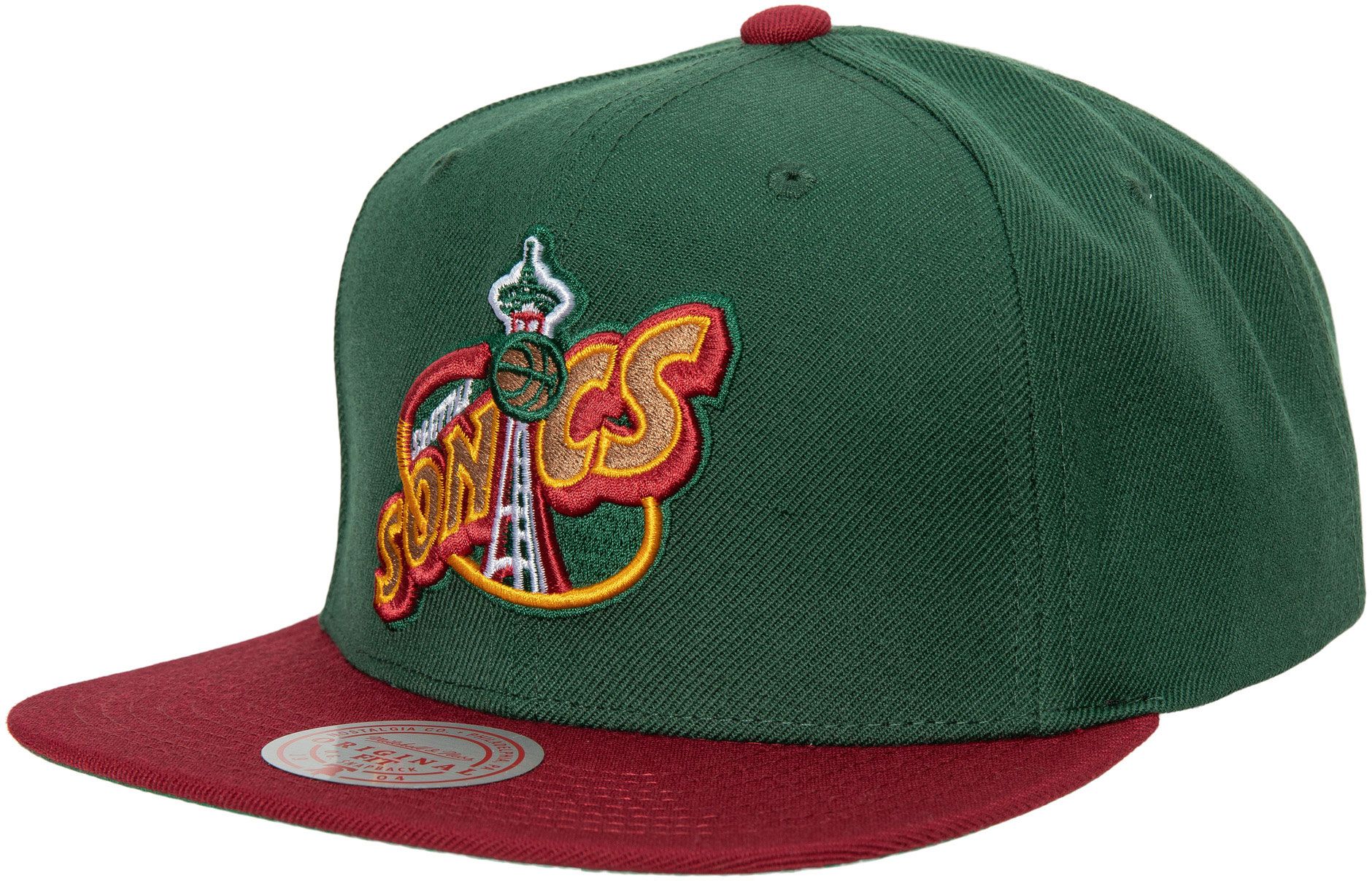 Mitchell & Ness Men's Seattle SuperSonics Two Tone Baseball Snapback Hat