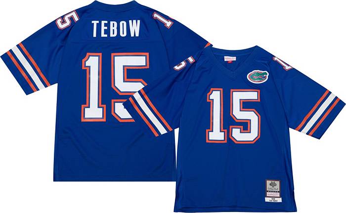 Florida Gators #15 Tim Tebow Blue Stitching NCAA Jersey