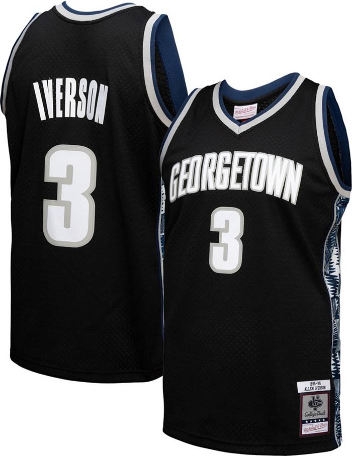 Mitchell Ness What's The Question Georgetown Allen Iverson Tee S