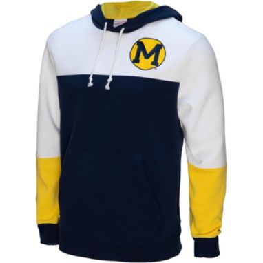 sorry, Mitchell & Ness Men's Michigan Wolverines White/Blue Fusion Fleece 2.0 Hoodie is currently out of stock