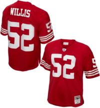 Men's Mitchell And Ness #8 Steve Young Authentic Road