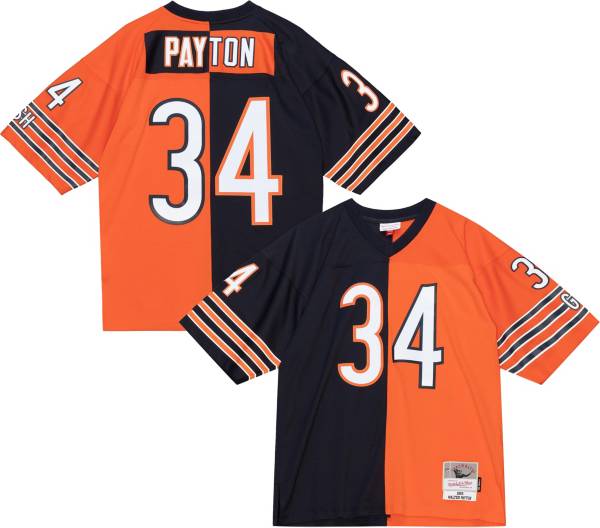 Mitchell And Ness NFL Legacy Jersey Bears Payton Blue Orange (Mens)