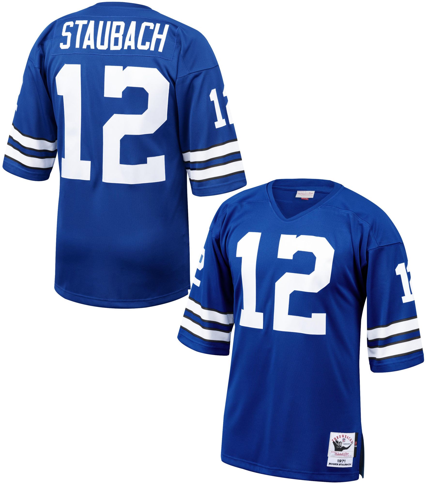 Nike Dallas Cowboys No12 Roger Staubach Navy Blue Team Color Men's Stitched NFL Vapor Untouchable Limited Jersey