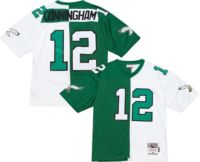 Mitchell & Ness Youth Philadelphia Eagles Randall Cunningham #7 1990 Green  Jersey