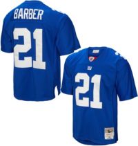 2005-06 NEW YORK GIANTS BARBER #21 REEBOK PREMIER JERSEY (HOME) XXL -  Classic American Sports