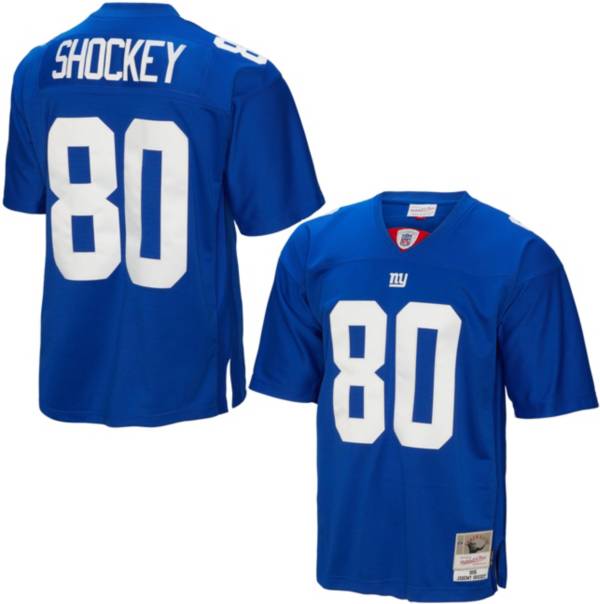 Mitchell & Ness Men's New York Giants Jeremy Shockey #80 2005 Royal Throwback Jersey product image