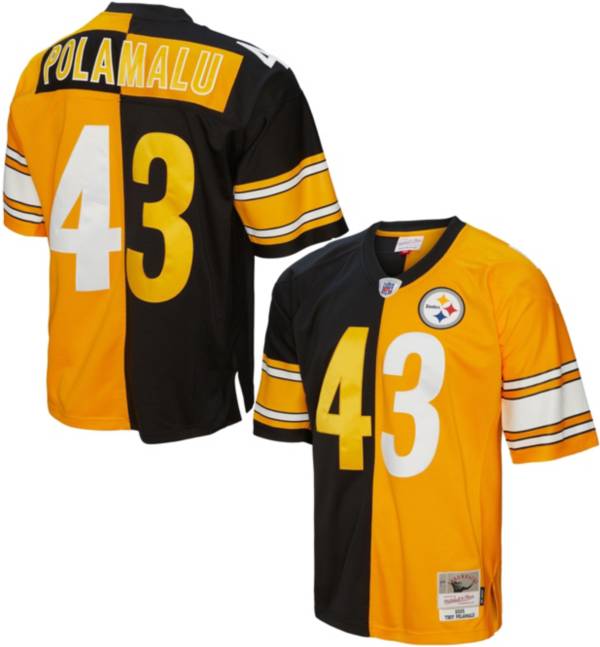 Troy Polamalu #43 Mitchell Ness Limited/Replica Color Rush