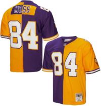 Mitchell & Ness Men's Minnesota Vikings Randy Moss #84 White Throwback  Jersey