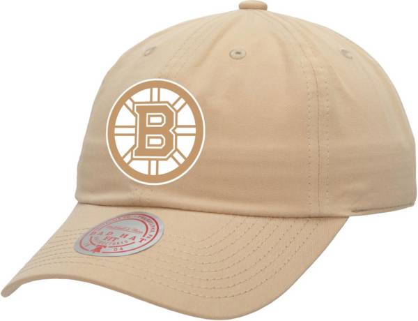 Mitchell & Ness Boston Bruins Primary Logo Khaki Dad Hat product image