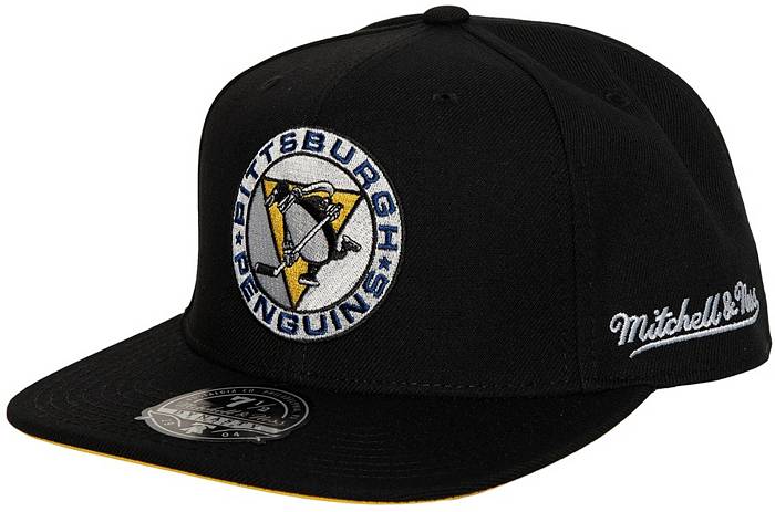 Mitchell & Ness Pittsburgh Penguins Vintage Off-White Snapback Hat