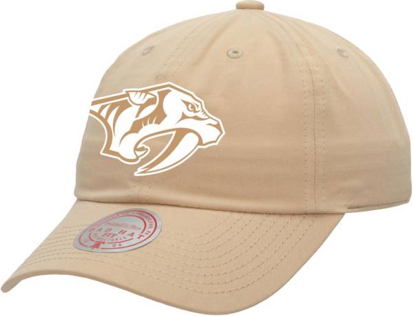 Mitchell & Ness Nashville Predators Primary Logo Khaki Dad Hat product image