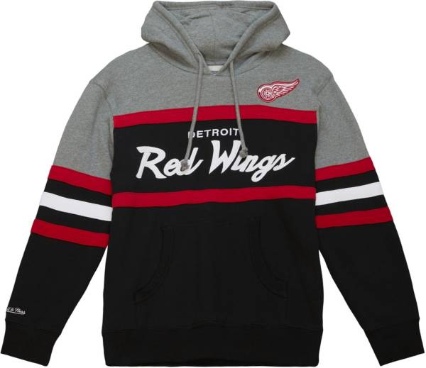 Mitchell & Ness Detroit Red Wings Head Coach Black Pullover Hoodie product image