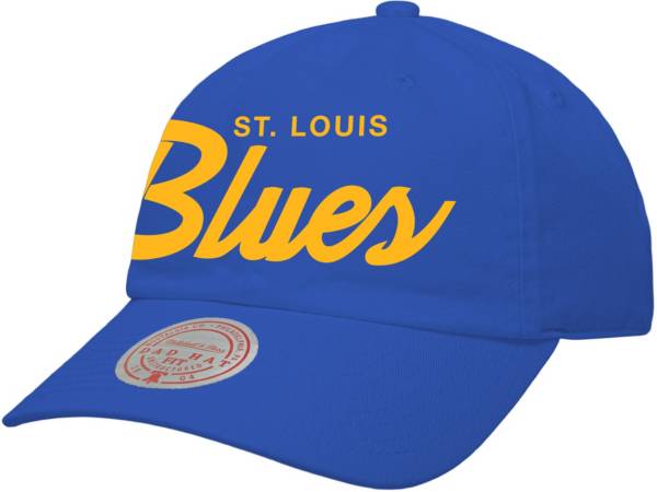 Mitchell & Ness St. Louis Blues Script Adjustable Dad Hat product image