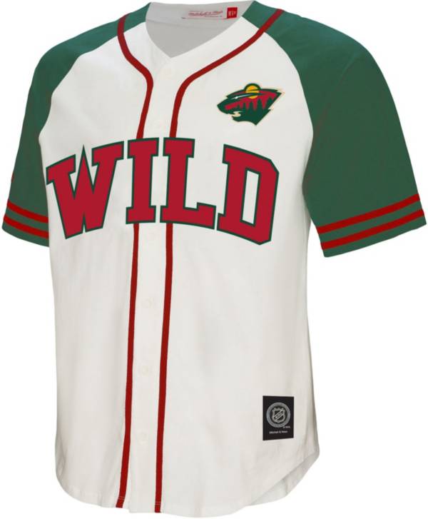 Minnesota wild on sale baseball jersey