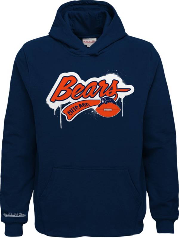 Mitchell & Ness Youth Chicago Bears Light Up Navy Pullover Hoodie product image