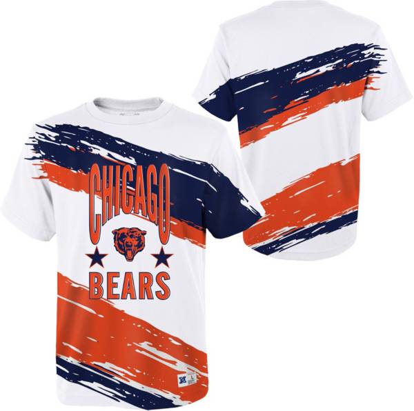 Mitchell & Ness Youth Chicago Bears Paint Brush White T-Shirt product image