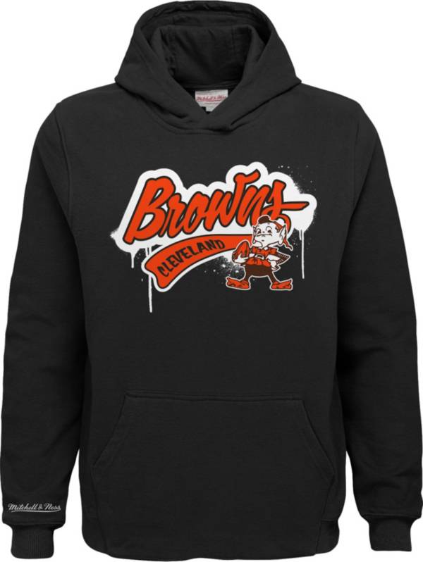 Mitchell & Ness Youth Cleveland Browns Light Up Black Pullover Hoodie product image