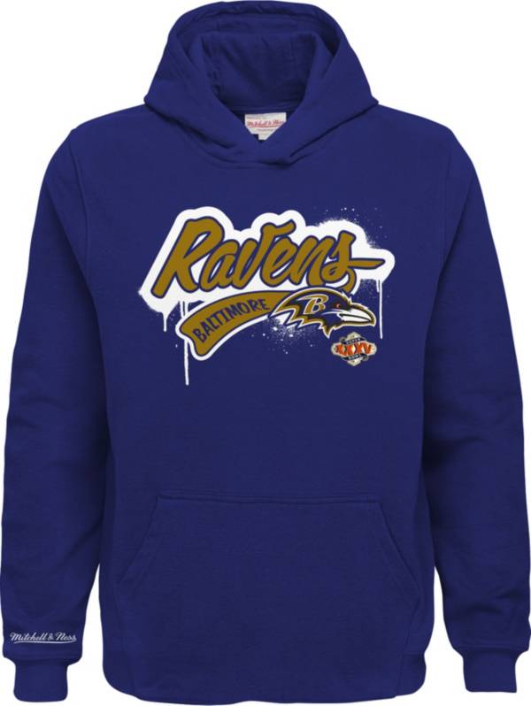 Mitchell & Ness Youth Baltimore Ravens Light Up Purple Pullover Hoodie product image