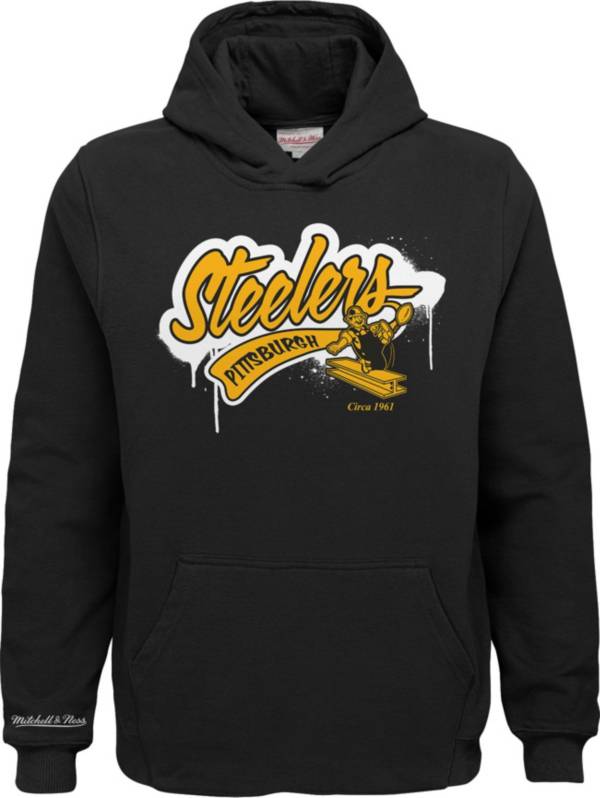 Mitchell & Ness Youth Pittsburgh Steelers Light Up Black Pullover Hoodie product image