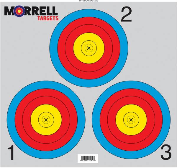 Morrell 3 Spot Paper Archery Target – 100 Pack product image