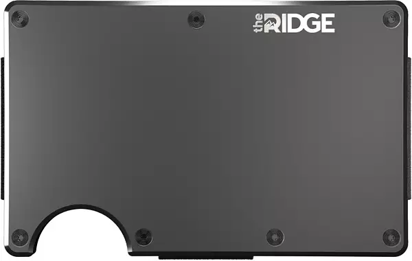 The Ridge Wallet: Aluminum - Black - Ridge CA