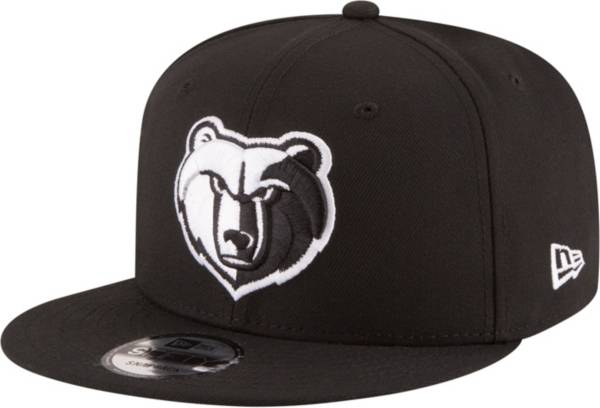 New Era Memphis Grizzlies White/Navy Crest Stack 9FIFTY Snapback Hat