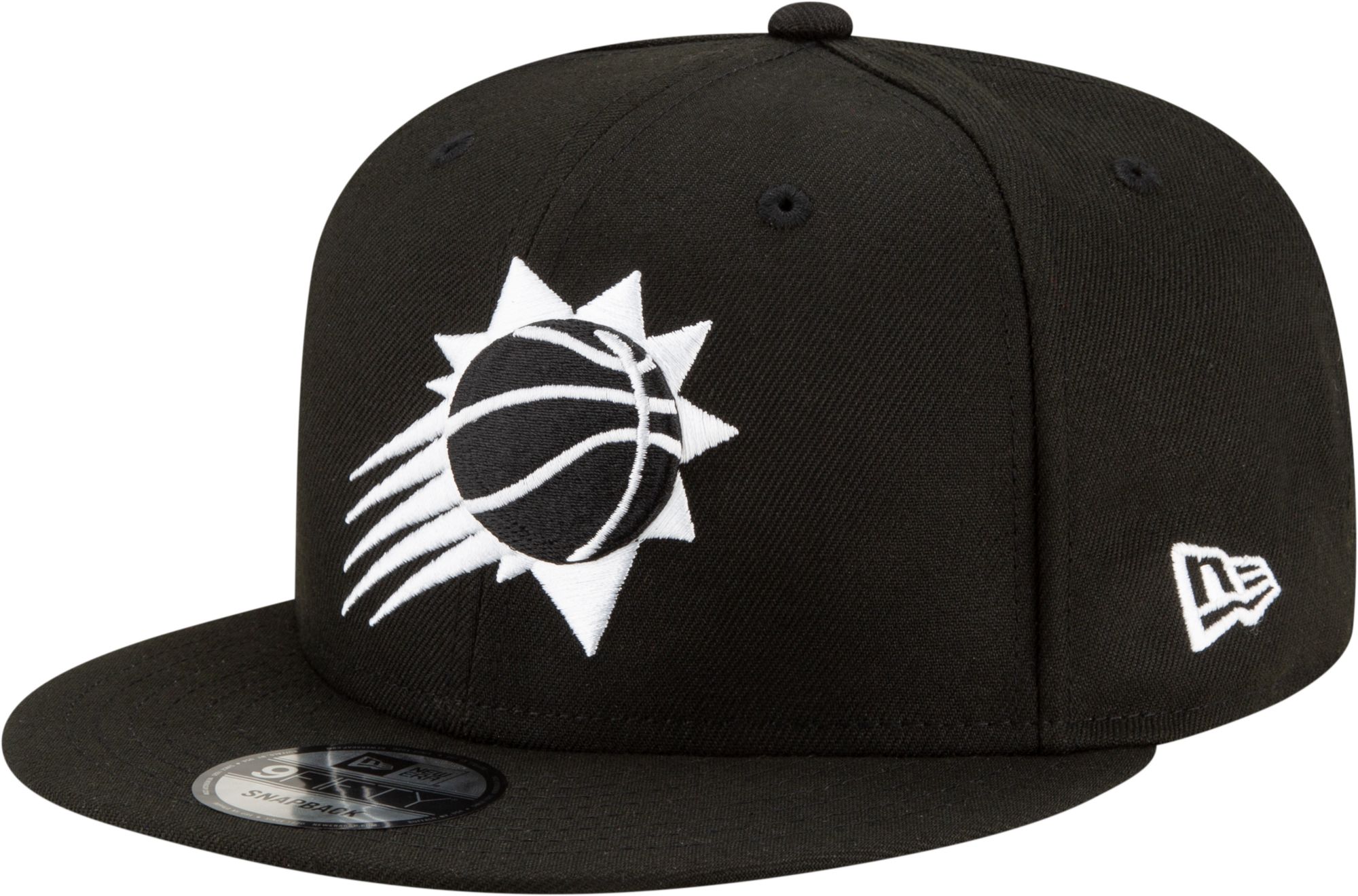 New Era Phoenix Suns Black & WHite 9Fifty Adjustable Snapback Hat product image