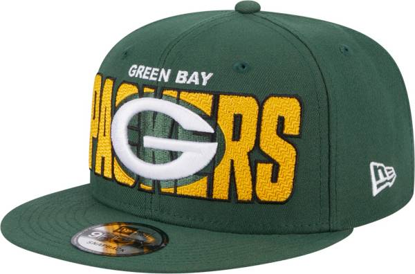 Green Bay Packers 2023 Crucial Catch 9FIFTY Snapback Hat, Black, NFL by New Era