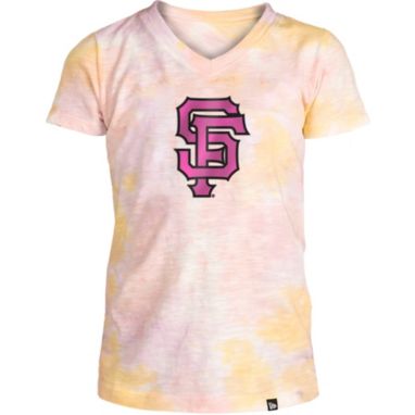 sorry, New Era Apparel Girl's San Francisco Giants Tie Dye V-Neck T-Shirt is currently out of stock