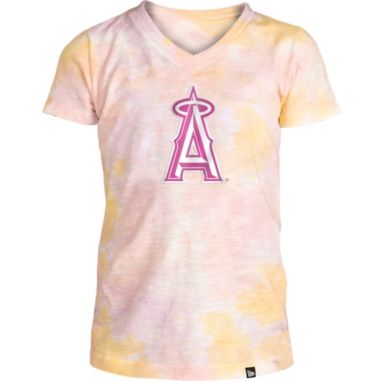sorry, New Era Apparel Girl's Los Angeles Angels Tie Dye V-Neck T-Shirt is currently out of stock