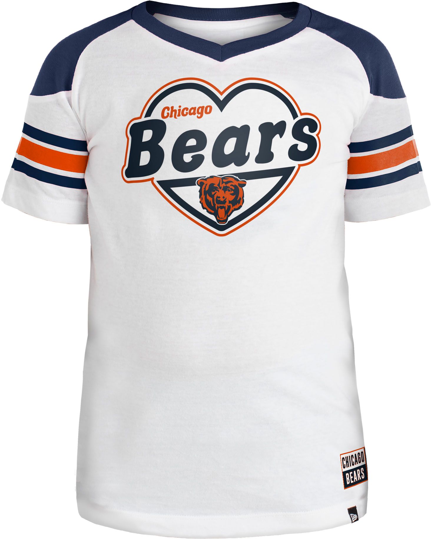 Reebok Chicago Bears Youth Girls Ride The Wave T-Shirt Medium = 8/10