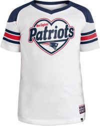 Mitchell & Ness Youth New England Patriots T-Shirt | Grey | Size Medium 10/12