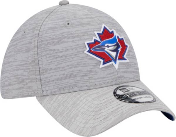New Era Men's Toronto Blue Jays Clubhouse Gray 39Thirty Stretch Fit Hat product image