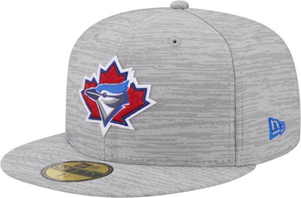 New Era Men's Toronto Blue Jays Clubhouse Gray 59Fifty Fitted Hat