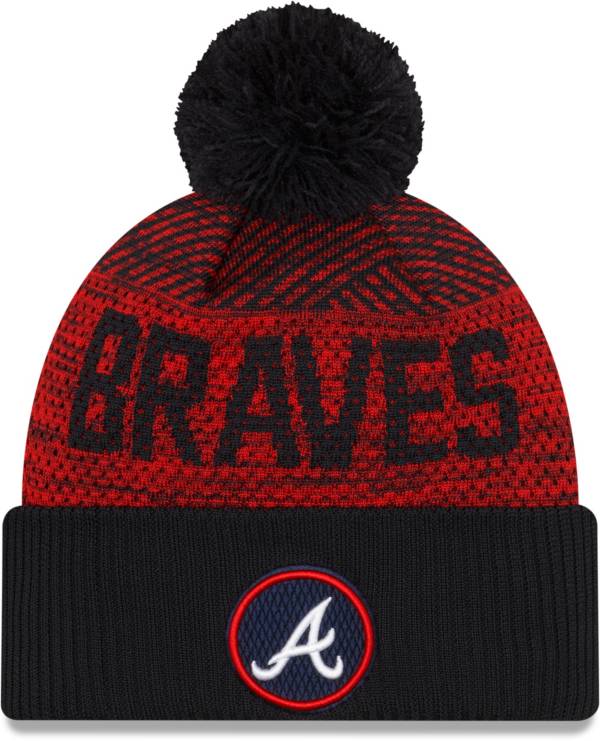 New Era Men s Atlanta Braves Navy Authentic Collection Knit Hat