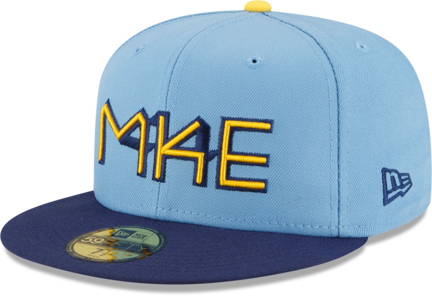 New Era Men s Milwaukee Brewers 2022 City Connect 59Fifty Fitted Hat Dick s Sporting Goods