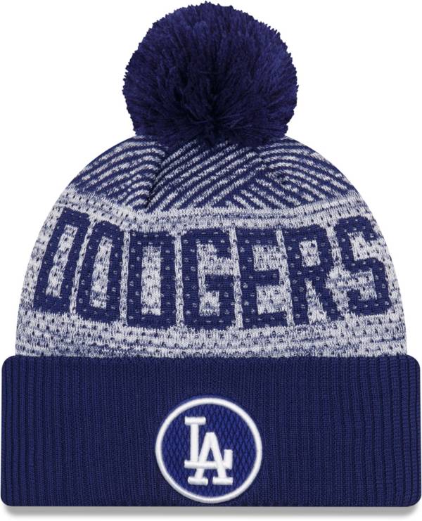 New Era Men's Los Angeles Dodgers Blue Authentic Collection Knit Hat product image