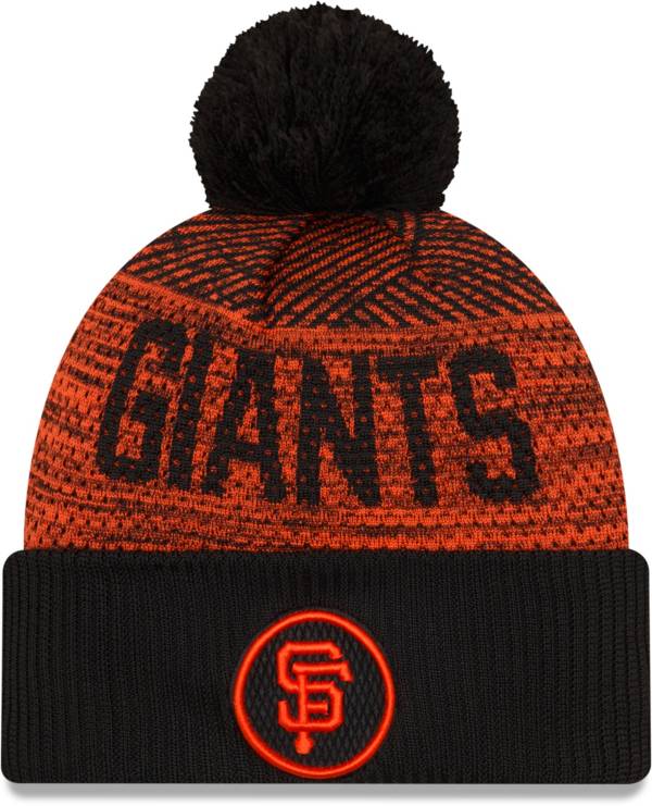 New Era Men's San Francisco Giants Black Authentic Collection Knit Hat product image