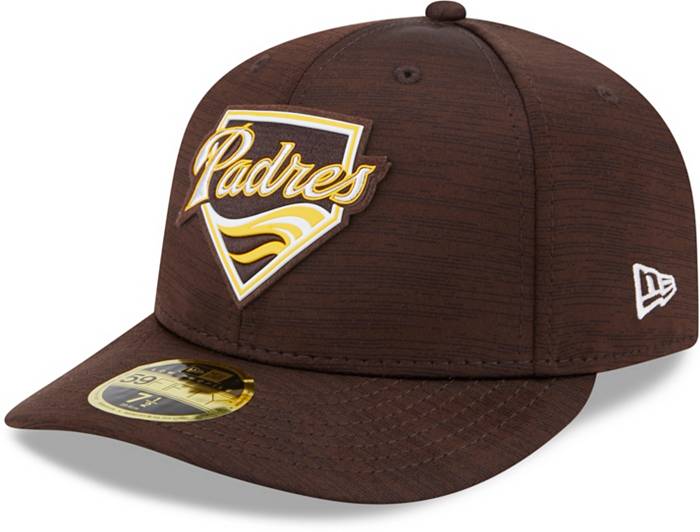 New Era Men's San Diego Padres Clubhouse Brown Low Profile 59Fifty  Alternate Fitted Hat