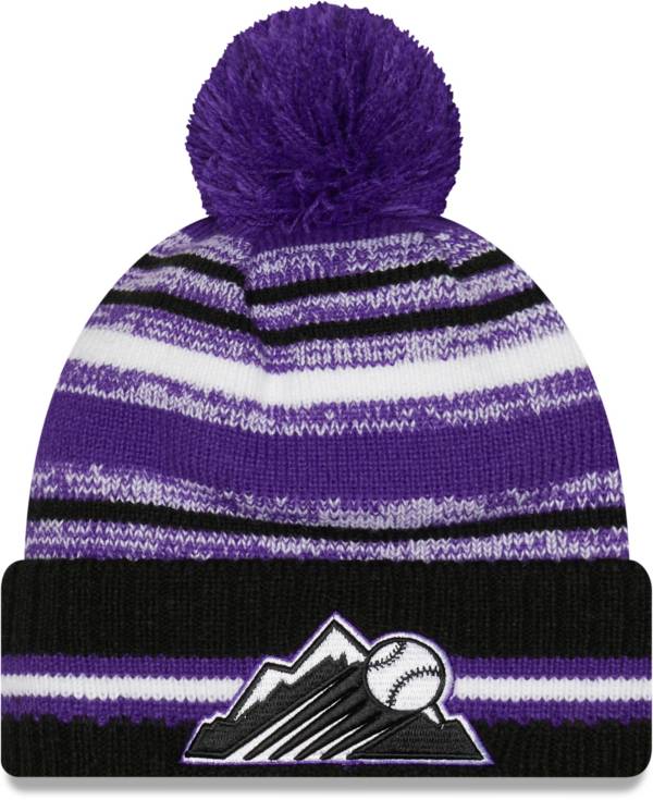 New Era Men's Colorado Rockies Purple Sport Knit