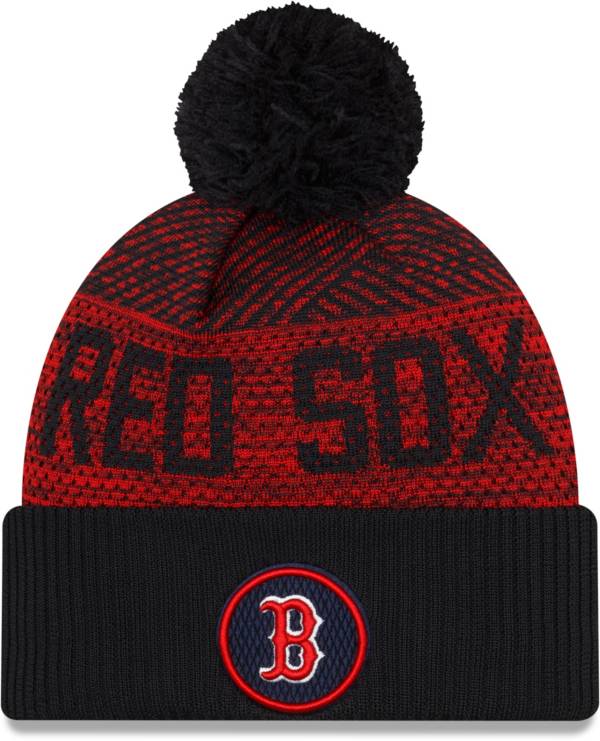 New Era Men's Boston Red Sox Navy Authentic Collection Knit Hat product image