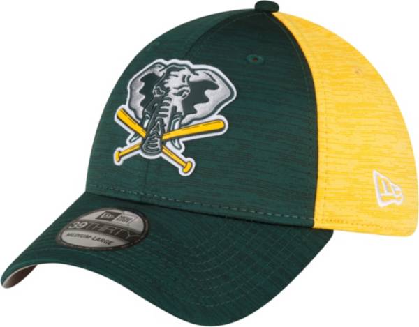 New Era Men's Oakland Athletics Clubhouse Dark Green 39Thirty Stretch Fit Hat product image